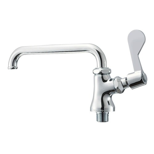 SANEI(サンエイ) 厨房用立形自在水栓 ハンドル90度開閉 二条ねじ仕様 呼び20 内地・寒冷地共用 A5311-20