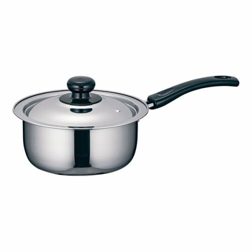 Murano(ムラノ) TKG ステンレス プラ柄 片手実用鍋 20cm