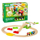 BRIO (ブリオ) レールウェイ マイファースト ビギナーセット (全18ピース) 対象年齢 1歳半~ (電車 おもちゃ 木製 レール) 33727