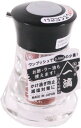 台和 しょうゆ差し かけ過ぎ防止 プッシュワン Sサイズ 容量約40ml ワンプッシュ で約0.4ml ブラック (酢 ラー油 もOK) PU-1-BK