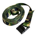 ビッグマン(Bigman) 荷締めベルト 荷締めバンド 固定ベルト 固定バンド 安全荷重80kg最大荷重 280kg迷彩 (ベルト長4m×幅25mm)