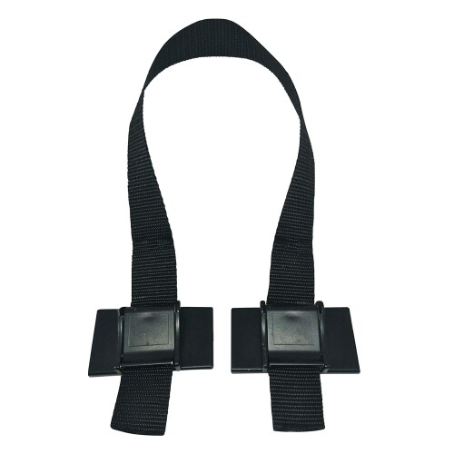 ティーエフサービス 地震対策 テレビ転倒防止ベルト TVガード (ハトメ+バックル) 2個入 TVG-70BB 800×64×17mm