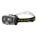 Ledlenser(レッドレンザー) led ヘッドライト 充電式 HF8R Work Black 最新 自動で光調整 最大1600lm 明るい IP68 防水 CRI80 赤色サブライト 作業用 釣り 登山 アウトドア 電池一体型 502802