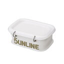 サンライン(SUNLINE) SB-404 エサバケツ M(浅型) ホワイト