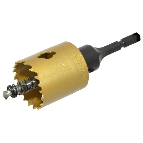 ウイニングボアー バイメタルカッター ツバ取り仕様 32mm BCTL-32 ゴールド