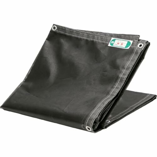 TRUSCO 防炎2類 防炎メッシュシートエコノミー 1．8mX5．4m ブラック BM1854-BK