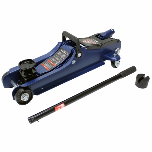 メルテック(meltec) 車用 油圧フロアージャッキ 2t ローダウンα 最高値/最低値 335(365)/85(115)mm ジャッキタッチメント・サドル(30mmUP)・ブローケース付 Meltec FA-25