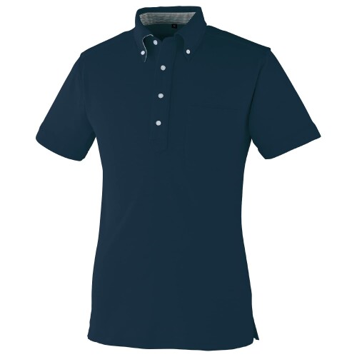 小倉屋 POLOIZM(ポロイズム) 9020 DRYボタンダウン半袖ポロ ネービー S 9020-01-S