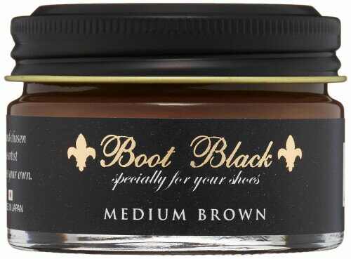 (ブートブラック) COLOR SHOE CREAM BBクリーム55 MIDIUM BROWN(ミディアムブラウン) 55g