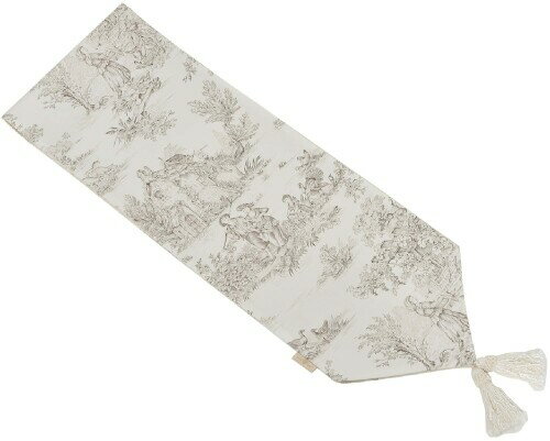 Jennifer Taylor ジェニファーテイラー 30×180cm Toile de Jouy トワル ド ジュイ テーブルセンター テ..