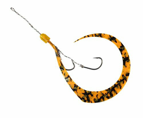 JACKALL(ジャッカル) ビンビンフック 無双 ネクタイフックセット 2本鈎 シマシマオレンジゴールドラメ