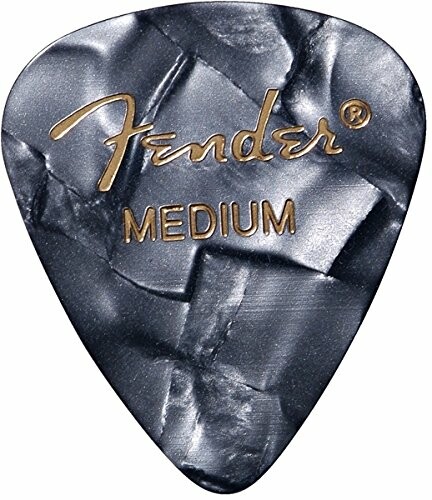Fender ピック 351 SHAPE PREMIUM PICKS MEDIUM, BLACK MOTO(12PACK)