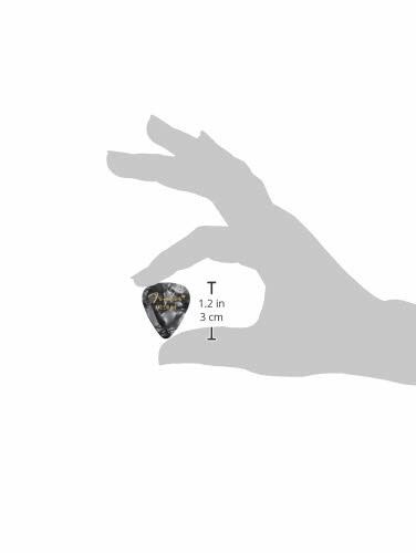 Fender ピック 351 SHAPE PREMIUM PICKS MEDIUM, BLACK MOTO(12PACK)