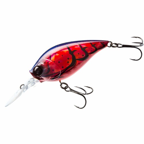 DUEL(デュエル) HARDCORE(ハードコア) バスルアー ラトゥール クランク2+ 60mm フローティング 08:レッドクローフィッシュ 重心移動 シ...