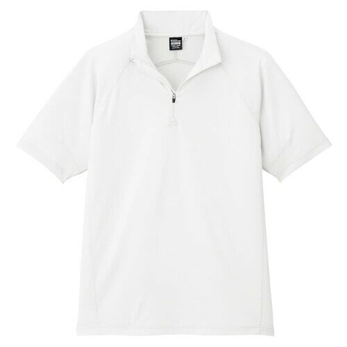 (コーコス信岡) A-2667 冷感半袖ジップアップ ホワイト L