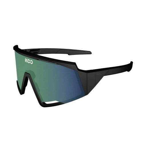 (クー) サングラス BLACK MATT/GREEN