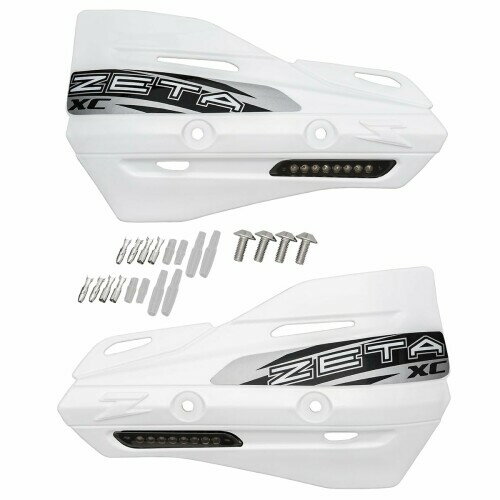 ジータレーシング(ZETA RACING) XCフラッシャープロテクター ホワイト スモークレンズ ZE72-3510ダートフリーク DIRTFREAK