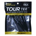 ゴルフ ティー ツアーティー プロ Tour Tee PRO black リミテッドエディション 4本入り ロング ブラック