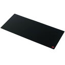 エレコム ゲーミングマウスパッド 90cm×40cm 裏面天然ラバー 超ワイド 中目クロス ブラック MP-G07BK(2)