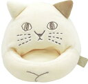 ダイカイ にゃふにゃふ ネコ 携帯スタンド アイボリー Φ13×H13cm 74131