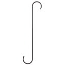 和気産業 Kabette カベッテ S字フック 黒 300mm 壁面収納 壁 収納 棚 引掛け KA-J62