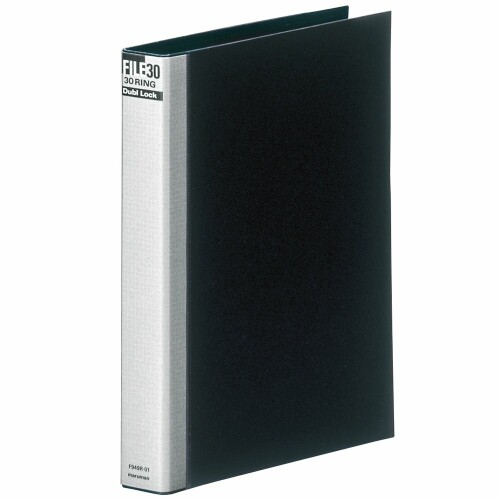 マルマン ルーズリーフ バインダー A4 ダブロック 30穴 ブラック F949R-05