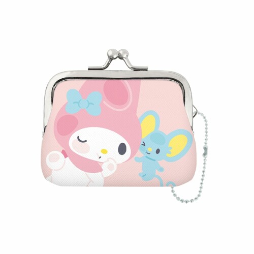 がま口コインケース キャラクター コインケース むぎゅっとマイメロディ