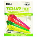 Tour Tee PRO NEONS ゴルフティー(4本入り) T-489(590)
