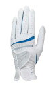 DUNLOP(ダンロップ) ゴルフ グローブ(手袋) レディス 左手用 XXIO ゼクシオ GGG-X022W ホワイトブルー 19cm ゴルフグローブ