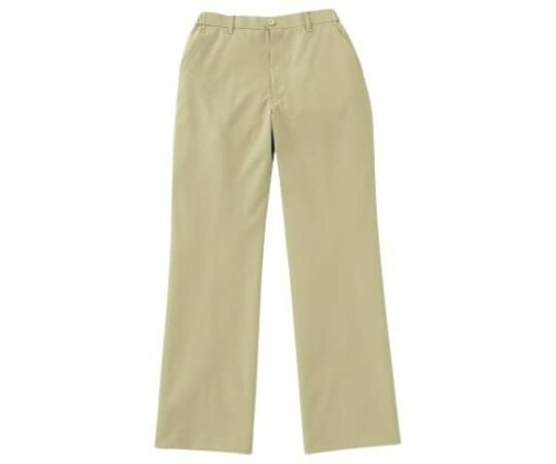 KAZEN チノパン 男女兼用 ベージュ 4L APK600-12 4L