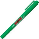 三菱鉛筆 水性ペン プロッキーツイン 極細 PM120T.6 緑 10本