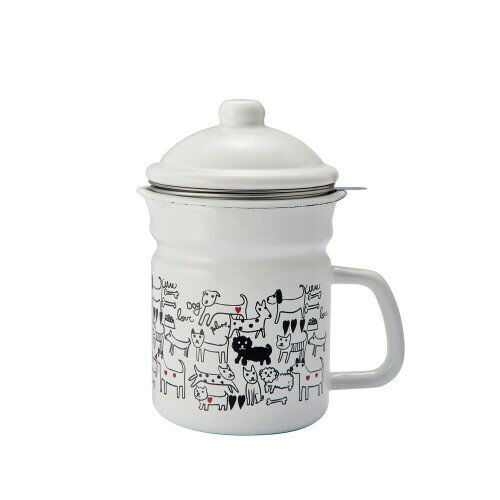 Plune ホーローオイルポット オイルポット モノトーンドッグ