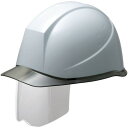 (ミドリ安全) ヘルメット 作業用 PC製 クリアバイザー シールド面 SC12PCLS RA3 UP3 ウインドフロー ホワイト/スモーク