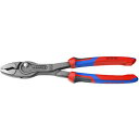 クニペックス KNIPEX ツイングリップ スリップジョイントプライヤー 開口幅調整可能 ネジ外し 摩耗したボルト ナットなどあらゆるものをしかっかり掴める コ...
