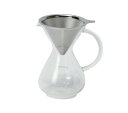 パイレックス(Pyrex) PYREX コーヒーサーバー 800ml ステンレスフィルター付き CP-8536 クリア