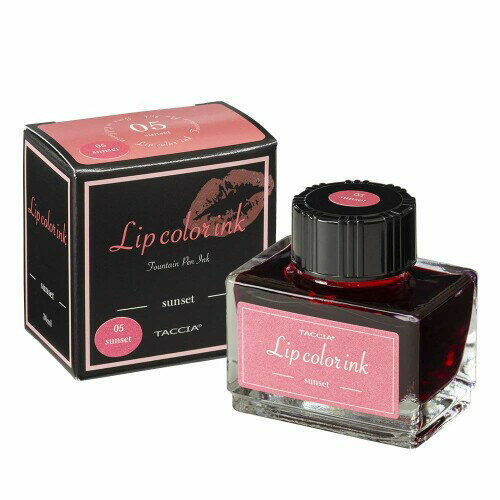 TACCIA 万年筆用インク 水性染料 リップカラーインク サンセット TFPI-WD30-5