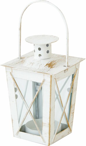 カメヤマキャンドルハウス ミニパティオランタンアンティーク ホワイト(3)