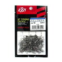 NTスイベル(N.T.SWIVEL) スナップ付タル ブラック ハンガーパック 50個入 #10