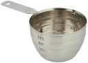パール金属 計量カップ シルバー 200ml 200ml ステンレス製 ベジライブ CC-1129