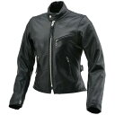 デイトナ(Daytona) バイク用 レザー ジャケット 本革(撥水加工) 春秋冬 シングル ライダース 襟なし DL-001 ブラック WMサイズ(レディース) 17811