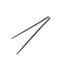 アイデアセキカワ 箸のようにつかめる トング 17.5cm ブラック 15g 燕三条 日本製 lifestyle tong