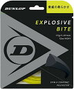 ダンロップ(DUNLOP) テニス 硬式テニス エクスプロッシブ・バイト 単張 12m イエロー 1.27mm DST11011