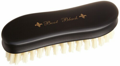 (ブートブラック) 江戸屋ブラシ 豚毛 江戸屋ブラシ豚毛 豚白毛 12cm×5cm×2.5cm