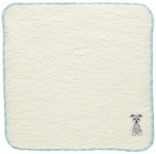 日本製無撚糸ミニ タオルハンカチ Made in Japan Mini Towel 犬 シュナウザー Schnauzer 54016
