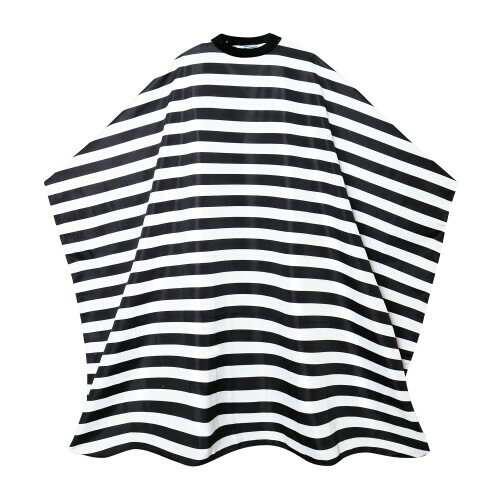 (GRIMSTEADS) Cutting Cape for Barber 理容 カットクロス (白黒ボーダー) (GRIMSTEADS) Cutting Cape for Barber 理容 カットクロス (白黒ボーダー)