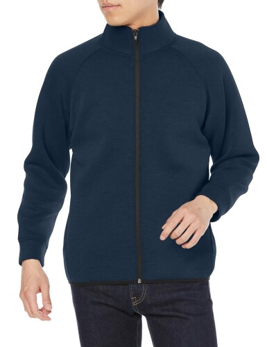 (ライフマックス) ダンボールニット素材ジャケット ドライストレッチトラックジャケット(ポリジン加工) MS2133 ネイビー M