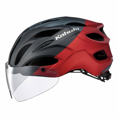 KABUTO(カブト) 自転車 ヘルメット VITT (ヴィット) カラー:G-4マットブラックレッド サイズ:S/M 頭囲:..