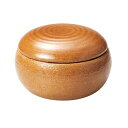 萬古焼 まんまる おひつ器(大) 飴釉 1.5合用 直径約16cm 電子レンジ対応 日本製 18825