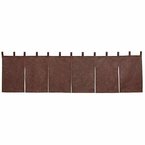 サンメルヘン のれん 無地 焦茶 001-10 綿 麻 日本製 YHV0706