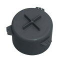 Belca 日本製 排水口 排水トラップ 防臭ワン 抗菌・防汚タイプ 取替用 十字型 直径9.7×高さ7.5cm ダークグレー 臭気防止 SP-229KT